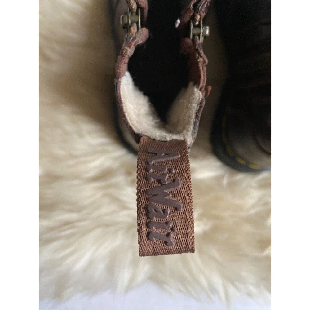 Dr. Martens 2976 Alyson Zip Chelsea Boots Brown Leather Womens Size US 5 EU 36 - Picture 6 of 12